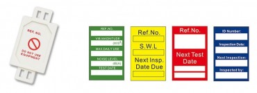 Держатель для бирки лесов BD-P31 с вставкой на англ.яз.